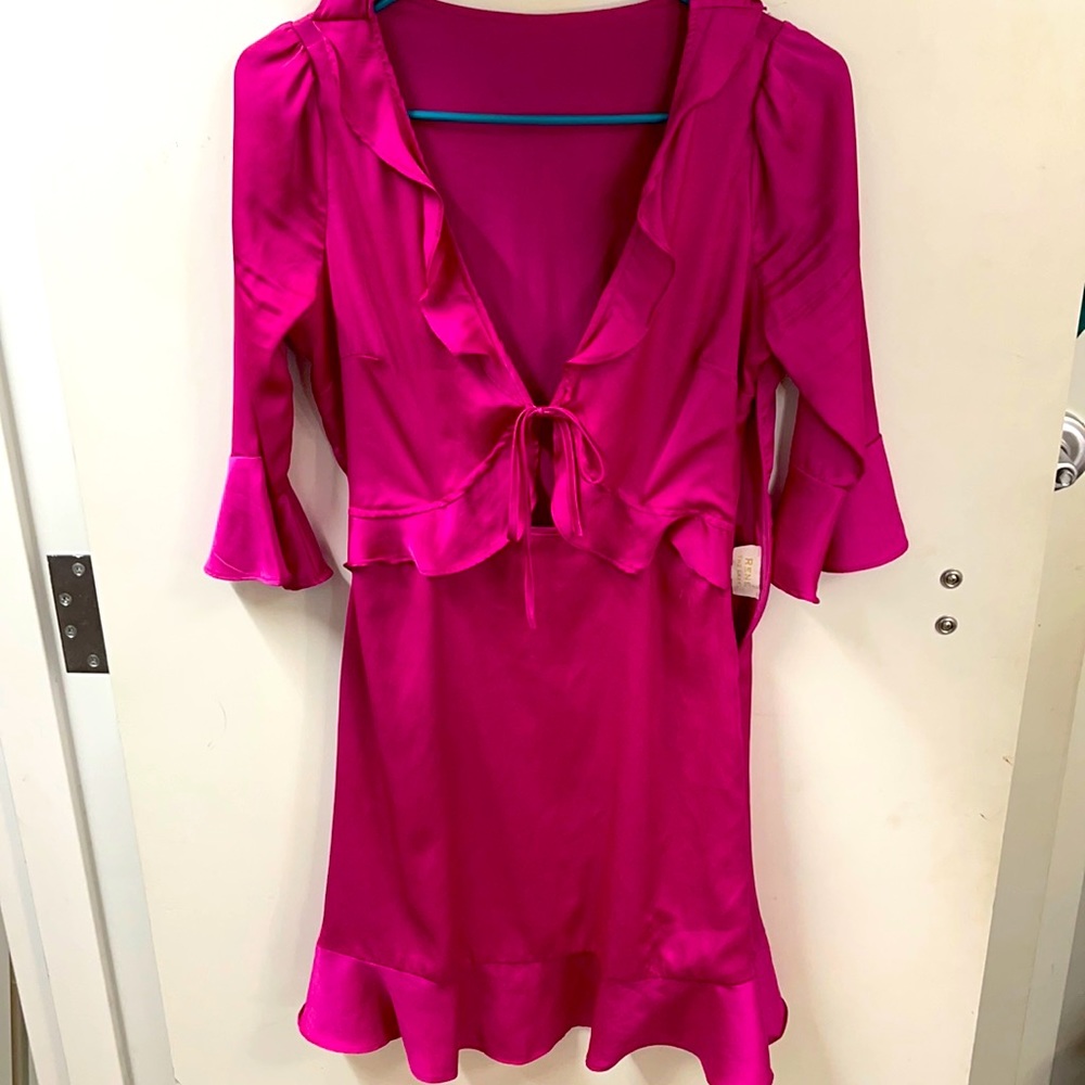 René Hot Pink Semi-Formal Dress